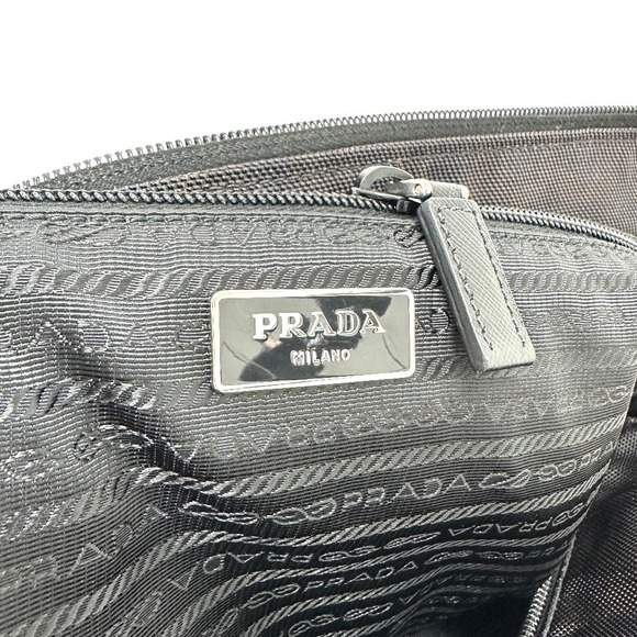 Prada Triangle Tote Bag Black - Picture 9 of 10